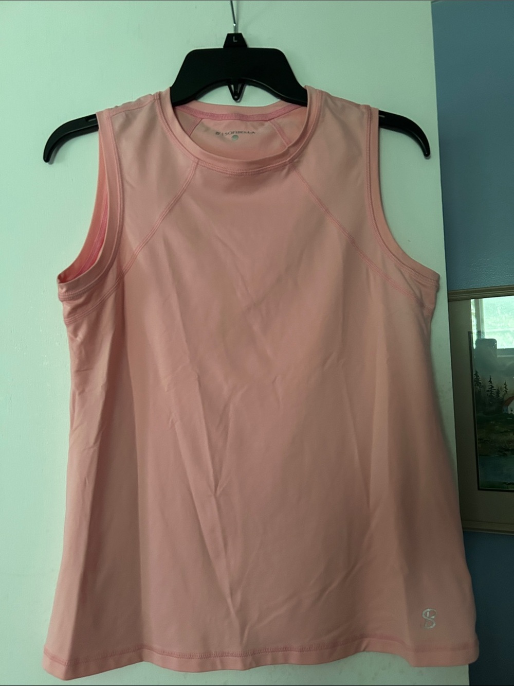 Light Pink Sleeveless Athletic Tank Sofibella